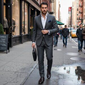 *NIB Allen Edmonds Clifton Brown Cap Toe Oxford Sz 11.5 B Men’s Dress Shoe